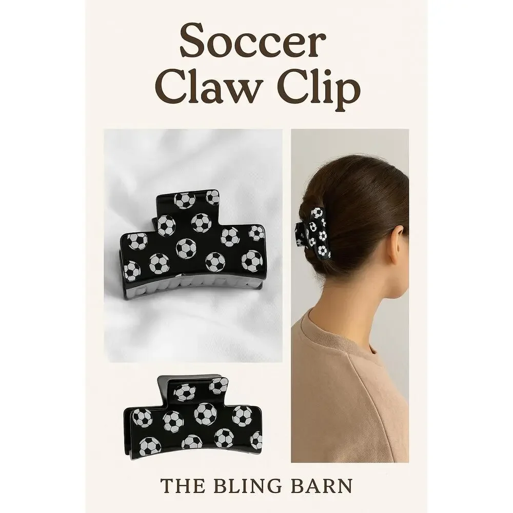 Sports Pride Fun Fashionable Hair Claw Clips